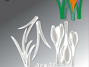 BLD1654 By Lene Die Cut/Emb, Crocus - Krokus