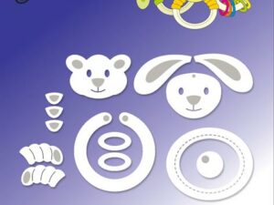 BLD1663 By Lene Die Cut/Emb, Baby Toys - Baby Legetøj