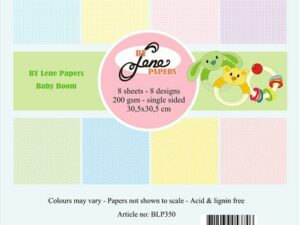 BLP350 By Lene Papirblok 30 x 30 cm, Baby Boom