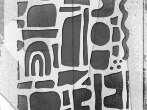 THS175 Tim Holtz Stampers Anonymous Stencil Layering, Cutout Shapes 1