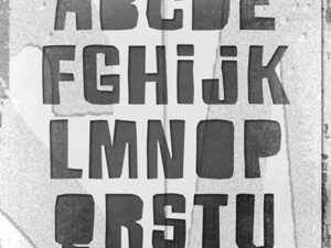 THS176 Tim Holtz Stampers Anonymous Stencil Layering, Cutout Alpha