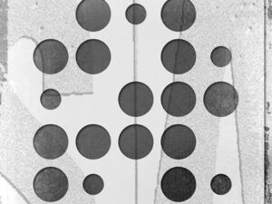 THS180 Tim Holtz Stampers Anonymous Stencil Layering, Spots