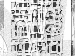 THMST058 Tim Holtz Stampers Anonymous Stencil Mini Stencil Set # 58