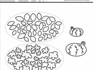 SBD433 Simple and Basic die, Flowers And Cactus - Blomster & Kaktus