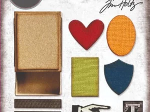 666604 Sizzix Die Tim Holtz Thinlits, Vault - Matchbox