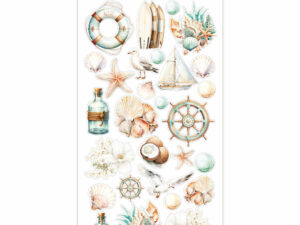 MT-COA-12 Mintay Papers - Paper Stickers - Coastal Memories - Elements