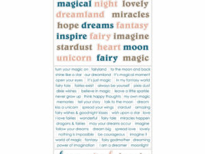 MT-DLA-13 Mintay Papers - Paper Stickers - Dreamland - Words