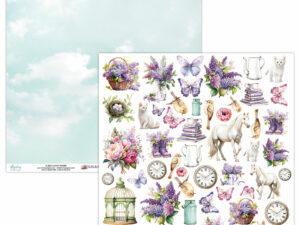 MT-LIL-09 Mintay Papers 30x30, Lilac Garden 09