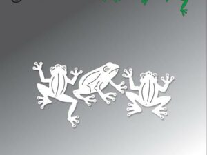 BLD1676 By Lene Die Cut/Emb, Frogs - Frøer