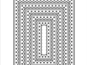 SBD439 Simple and Basic die, Inner Scallop - Rectangle