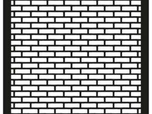 SBM002 Simple and Basic Design Stencil, Bricks - Mursten