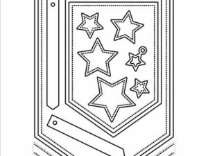 SBD452 Simple and Basic die, Reverse Fishtail w/Stars