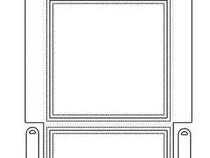 SBD455 Simple and Basic die, Envelope w/Snap Closure - Kuvert med snap lukning 10x10