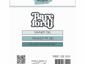 63424 MW Made With Love Dies, Tekstdie Bare fordi