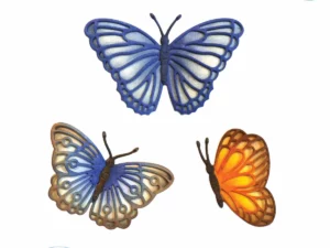 2119 Elizabeth Craft Design Die, Paper Flowers, Layered Butterflies