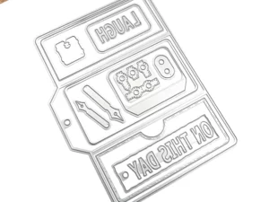 2144 Elizabeth Craft Design Die, Planner Essentials, Tag Folder