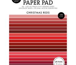 SL-ES-UPP205 StudioLight Paper Pad/Papir A5, Christmas Reds