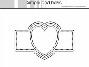 SBD466 Simple and Basic die, Bellybelt, Romance - Mavebælte, Romantisk