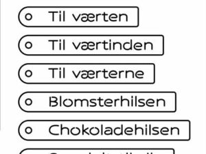 SBD470 Simple and Basic die, Danish Tag Texts - Tags med Danske Tekster