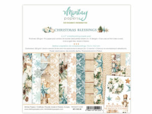 MT-CHB-08 Mintay Papers 15x15, Christmas Blessings 08