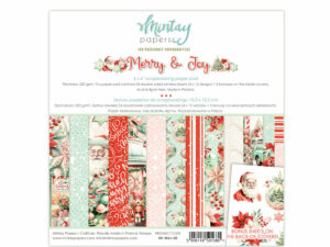 MT-MAJ-08 Mintay Papers 15x15, Merry & Joy 08