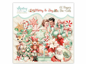 MT-MAJ-LSC Mintay Papers - Paper Die-Cuts, Merry & Joy