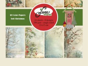 BLP254 By Lene Papirblok A5, Soft Christmas