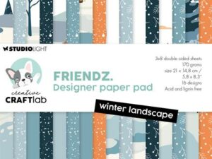 CCL-FR-DPP226 StudioLight Paper Pad A5- Winter Landscape