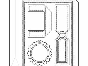 SBD474 Simple and Basic die, Shoppingbag - Indkøbspose