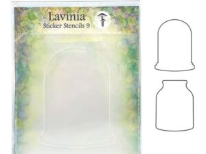SS009 Lavinia Sticker Stencils 9, Moon Jar Collection