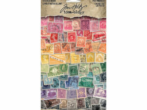 TH94387 Tim Holtz Idea-Ology Sticker Book Postmarked - Frimærker