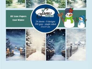 BLP255 By Lene Papirblok A5, Cool Winter