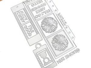 2171 Elizabeth Craft Design Die, Planner Essentials, Frame Page with Gerbera's