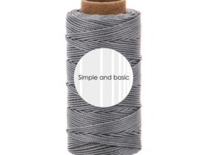 SBA705 Simple and Basic, Polyester tråd 0,05mm x 50m, Steel grey/Stålgrå