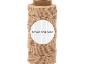 SBA712 Simple and Basic, Polyester tråd 0,05mm x 50m, Sand
