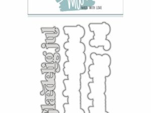 63436 MW Made With Love Dies, Tekstdie, Glædelig Jul med skygge