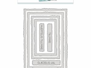 63439 MW Made With Love Dies, Deckle Edge - Rammedie A6 & A7