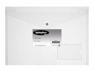 SS123 HobbyGros Storage, File Folder - Plastik opbevaring A4 (2 stk.)