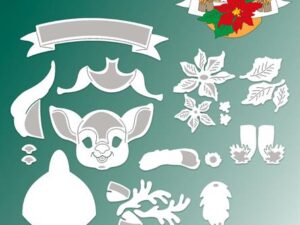 BLD1705 By Lene Die Cut/Emb, Bambi Large/Stor