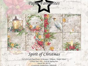 PF714 Paper Favourites, Papirsblok 30x30, Spirit of Christmas