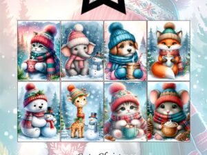 PFA153 Paper Favourites, Papirsblok A5, Cute Christmas