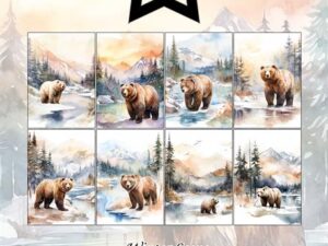 PFA154 Paper Favourites, Papirsblok A5, Winter Scene