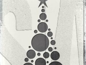 THS187 Tim Holtz Stampers Anonymous Stencil Layering, Modern Tree