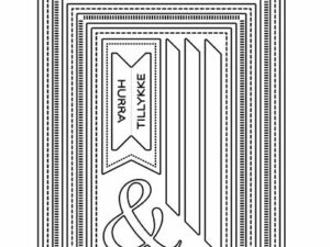 SBD483 Simple and Basic die, Combi Striped Frames - Rammedies, 5"x7"