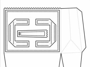 SBD485 Simple and Basic die, Low Shoppingbag - Lav Gavepose