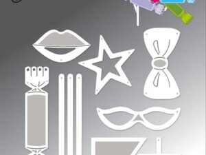 BLD1721 By Lene Die Cut/Emb, New Year Accessories - Nytårsaften tilbehør