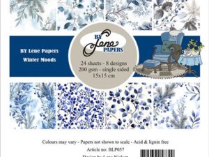 BLP057 By Lene Papirblok 15 x 15 cm, Winter Moods