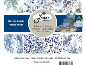 BLP357 By Lene Papirblok 30 x 30 cm, Winter Moods
