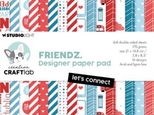 CCL-FR-DPP263 StudioLight Paper Pad/Papir A5, Let's Connect