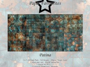 PF517 Paper Favourites, Papirsblok 15x15, Patina
